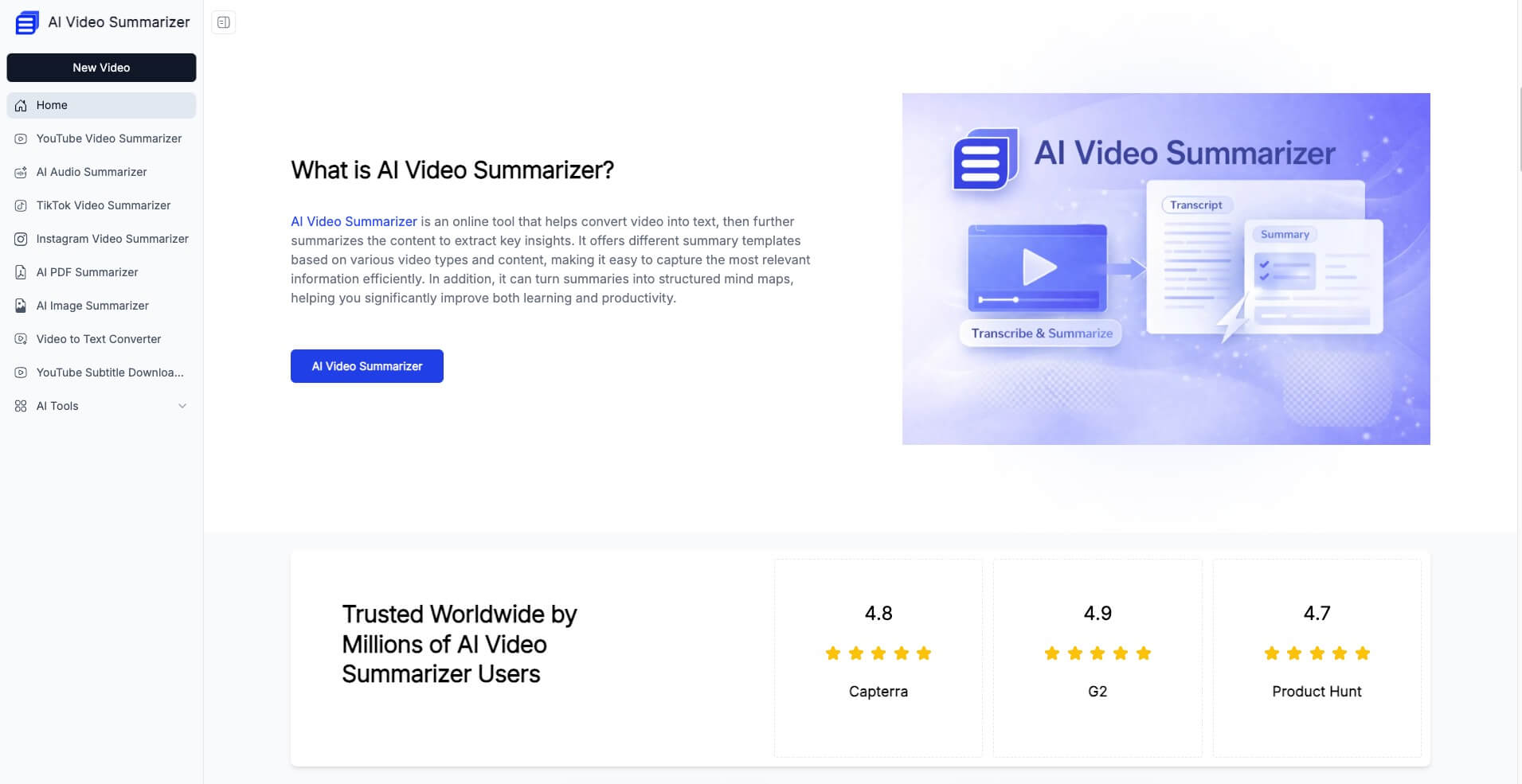 AI Video Summarizer