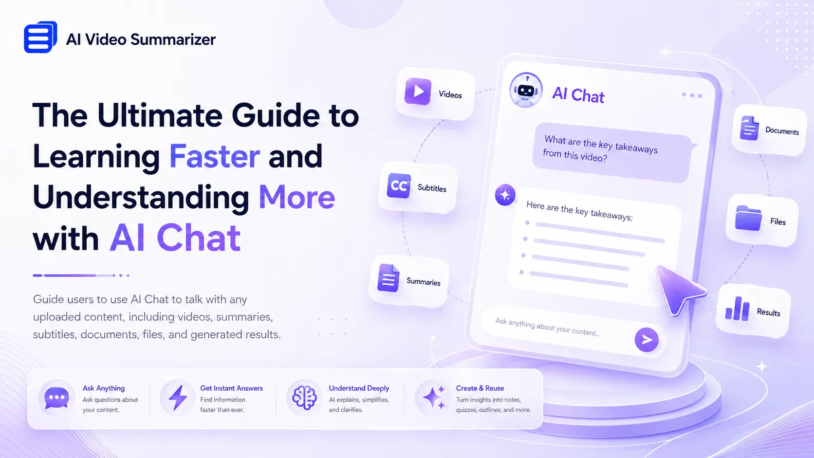 The Ultimate Guide to Learning Faster and Understanding More with AI Chat