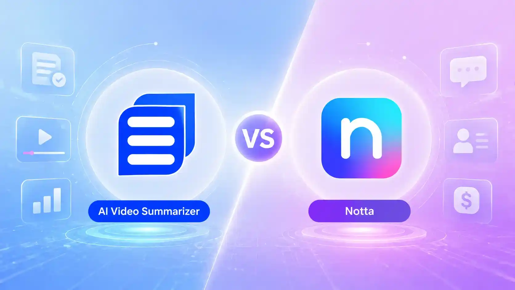 AI Video Summarizer vs Notta
