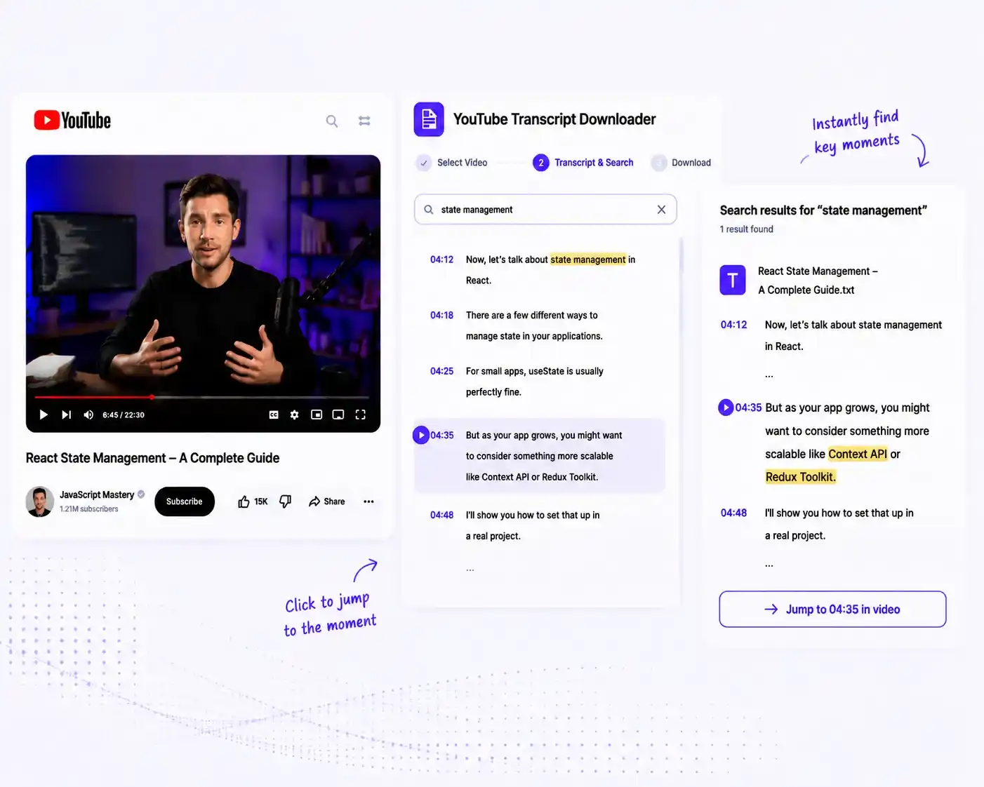 Export Your Transcripts in 120+ Languages