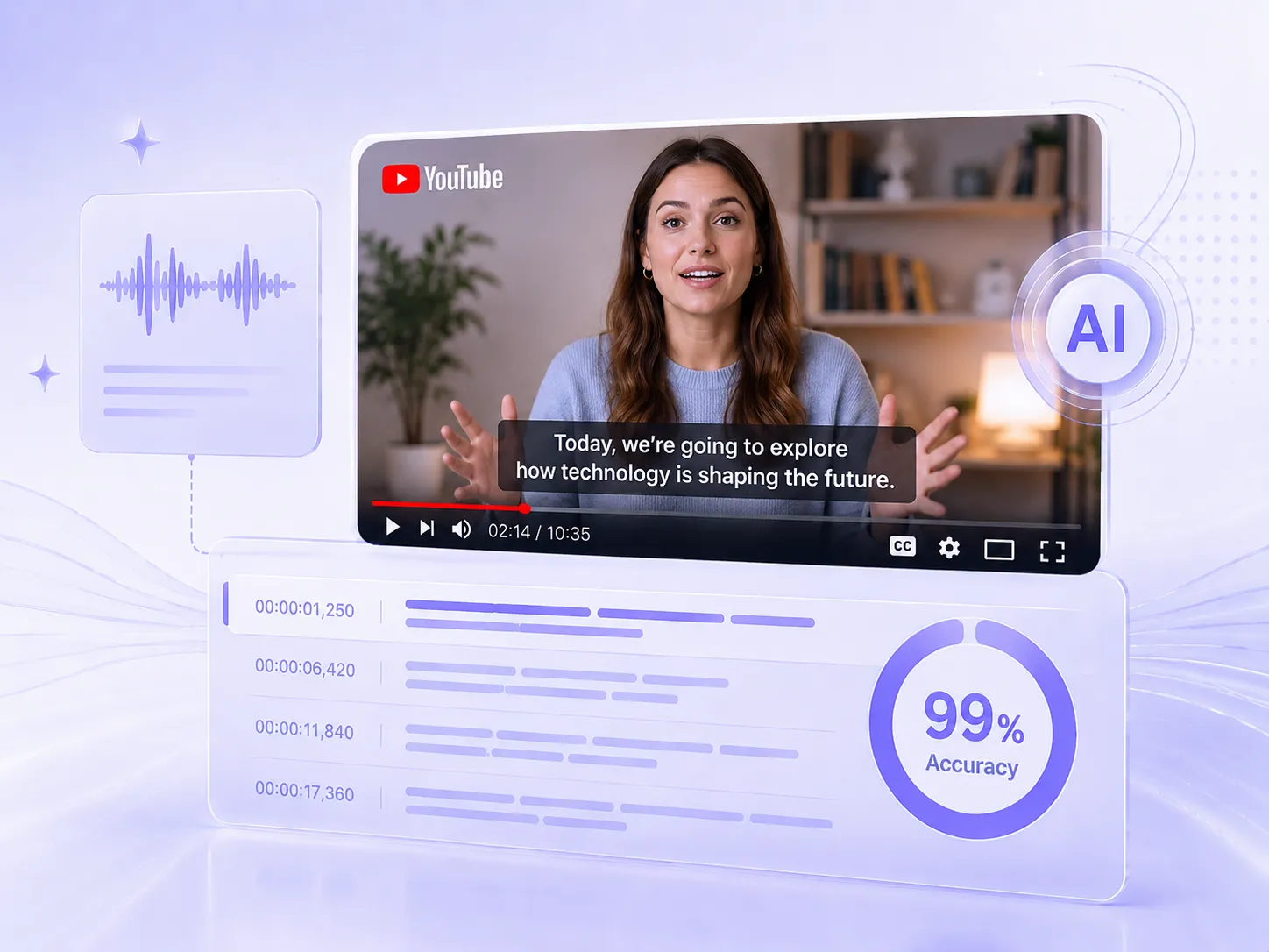 Ready-to-Use Timestamped Subtitles, No Repeated Editing Required