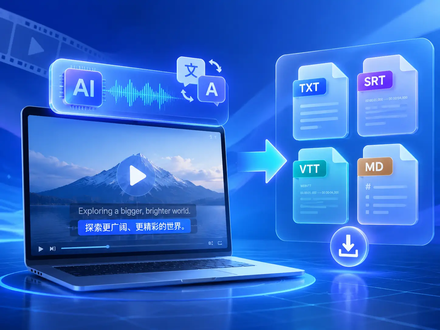 Translation Video Tool Supports Exporting Multiple Formats