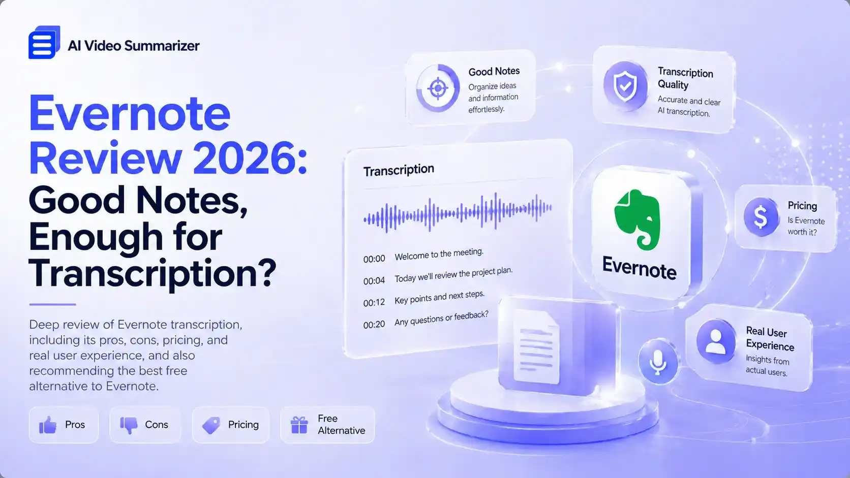 Evernote Review 2026: Note-Taking App Tested for AI Transcription