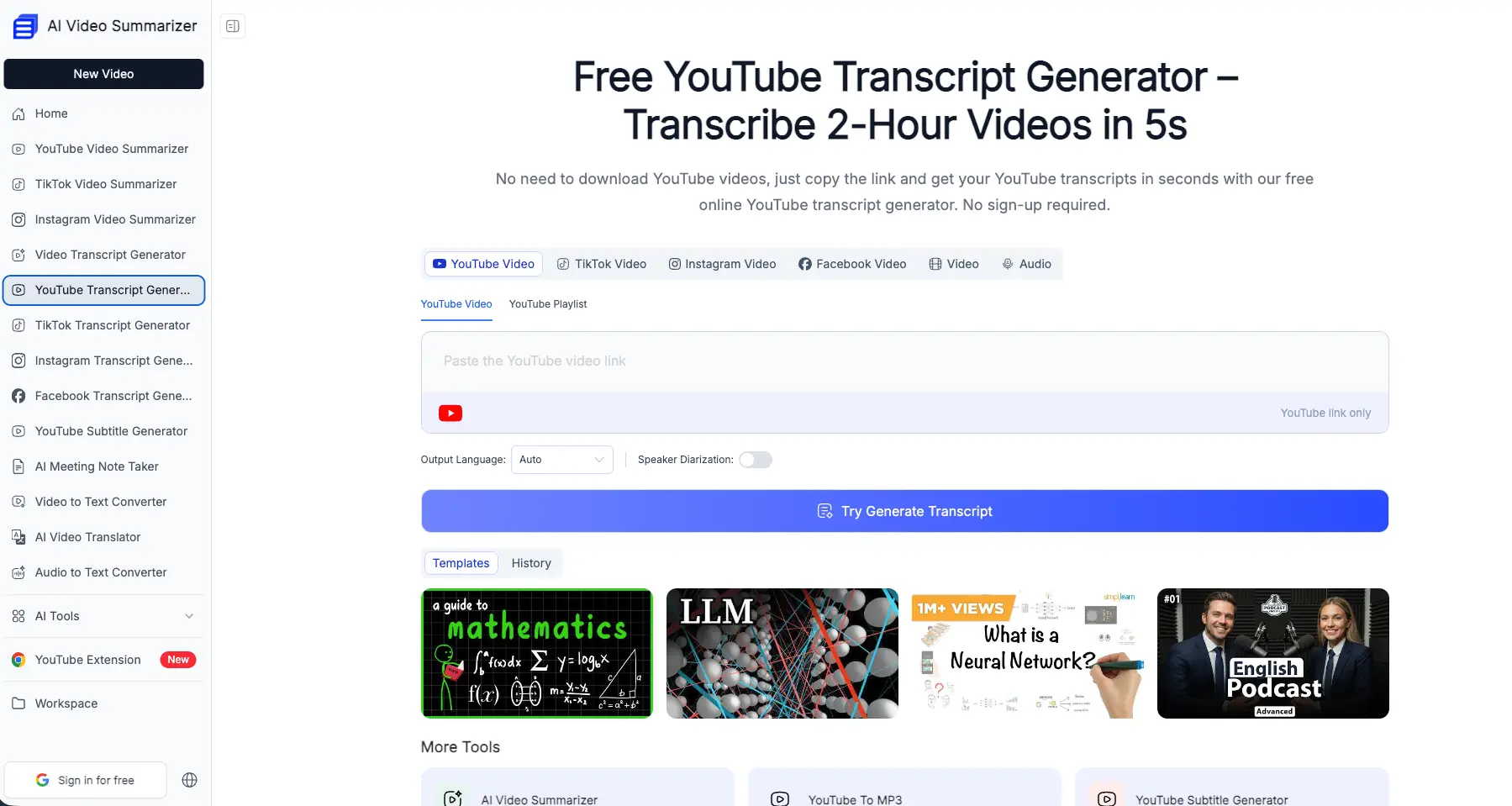 AI Video Summarizer