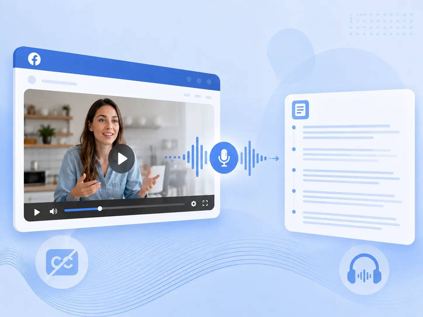 Transcribe Facebook Videos Online Even Without Captions