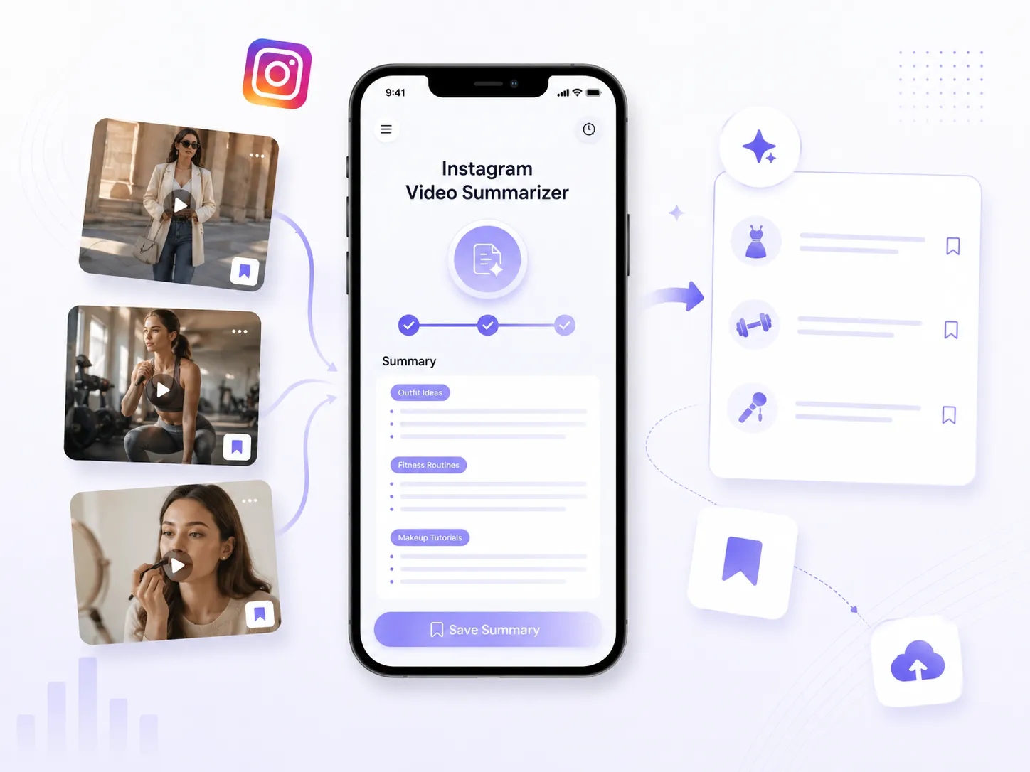 Extract and Save Useful Tips with Instagram Video Summarizer