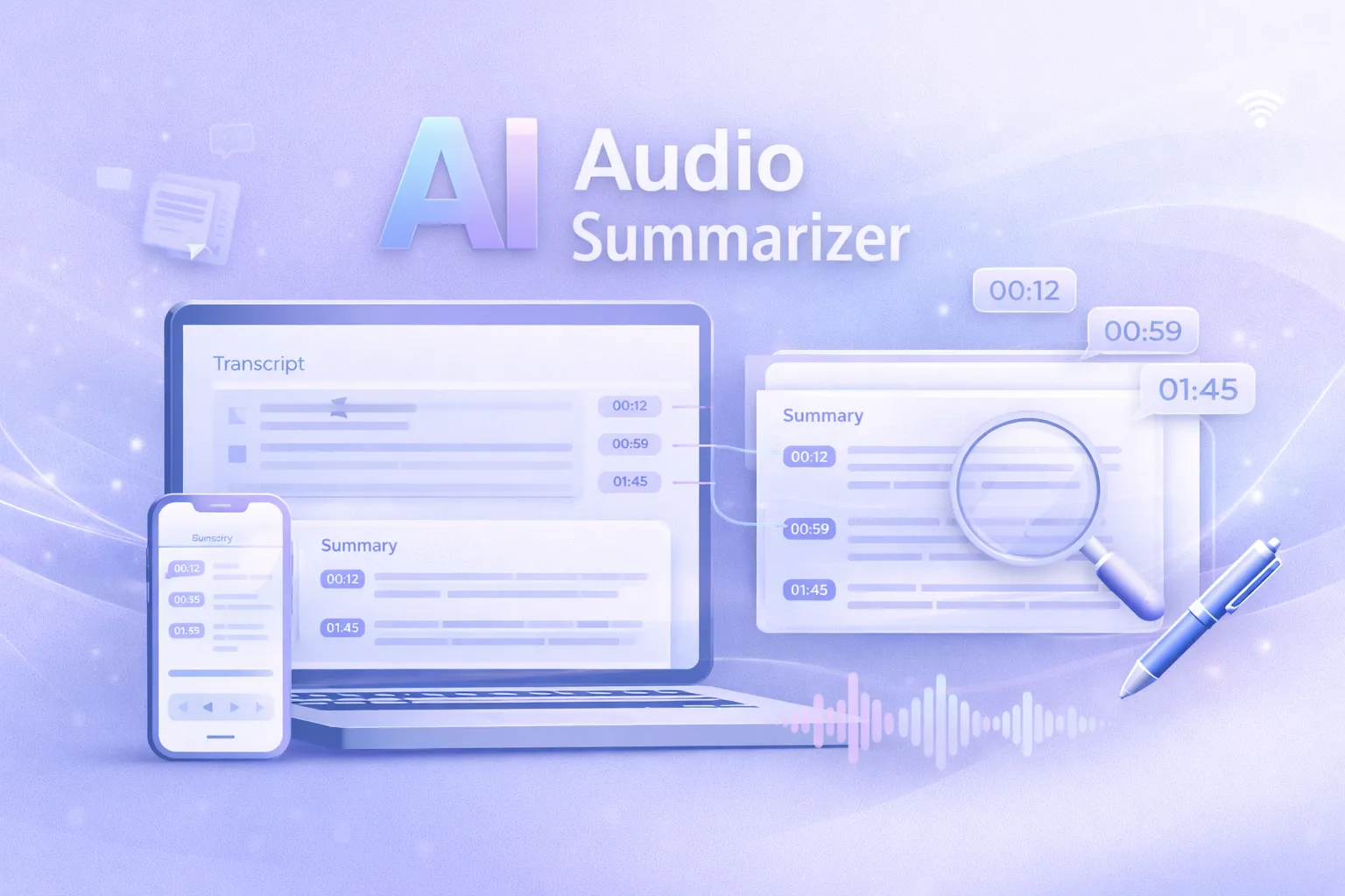 Get Audio Summaries with Timestamps for Quick and Easy Replay