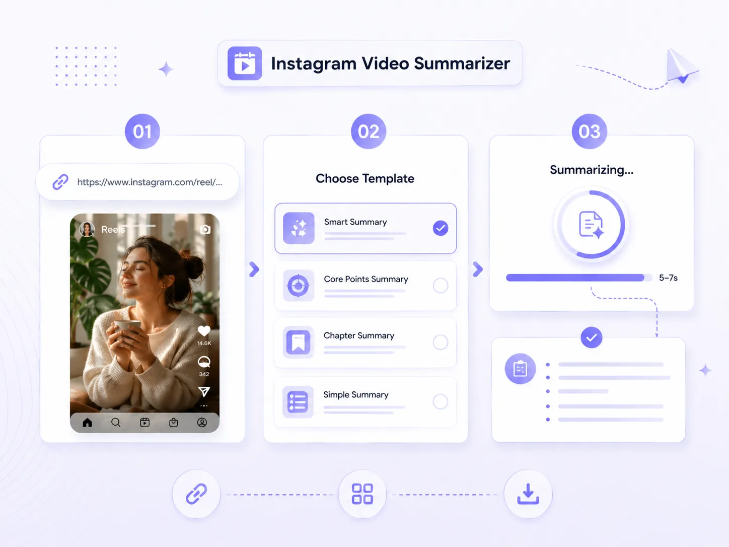 3 Easy Steps to Summarize Instagram Videos