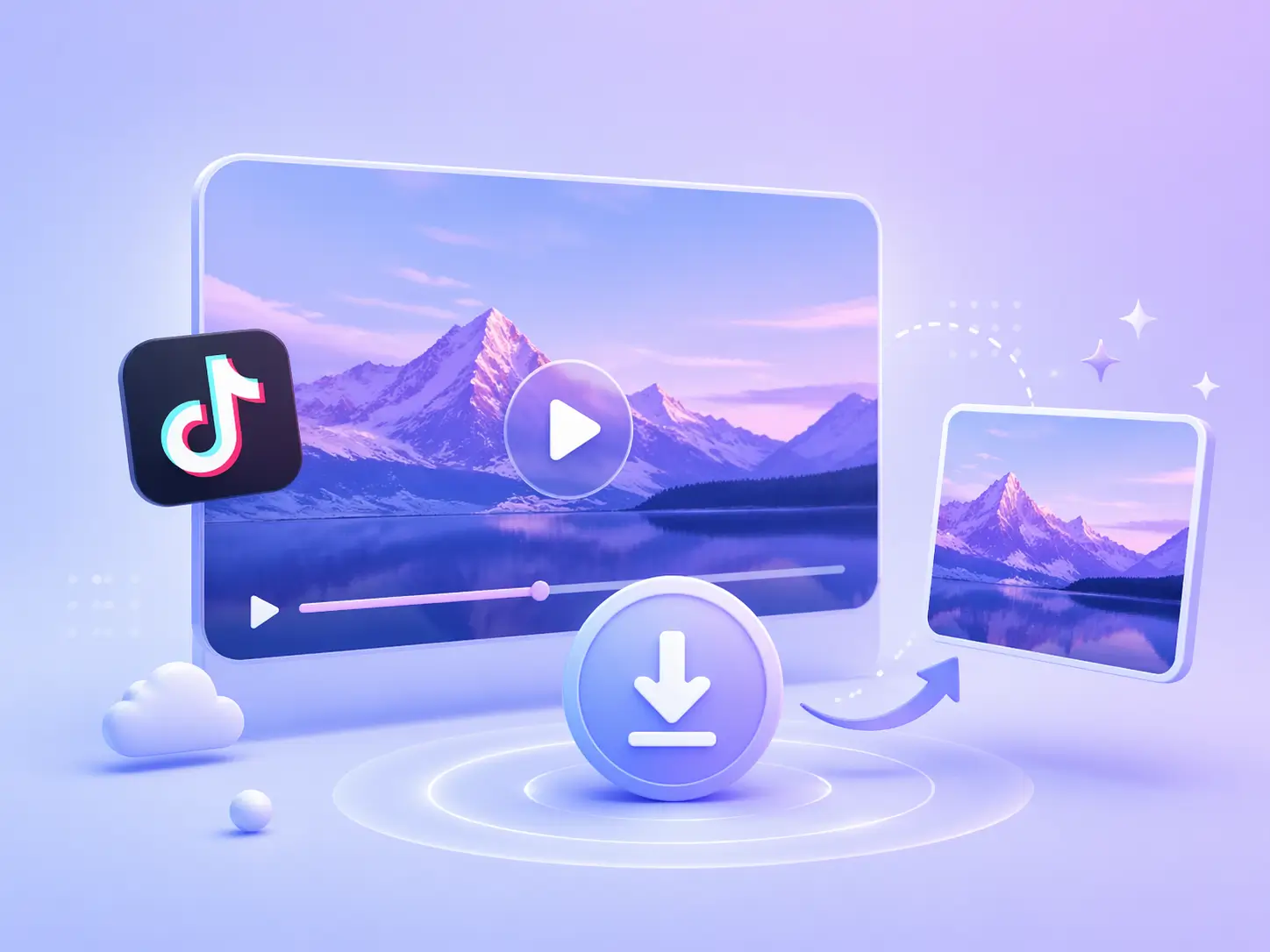 Save HD Videos and Cover Images with TikTok Transcript Downloader