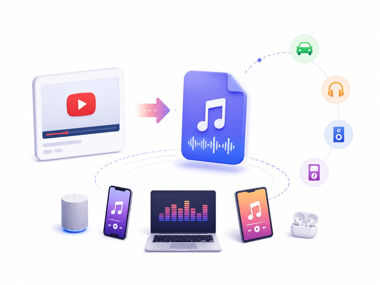 Convert YouTube Videos into a Widely Supported Audio Format