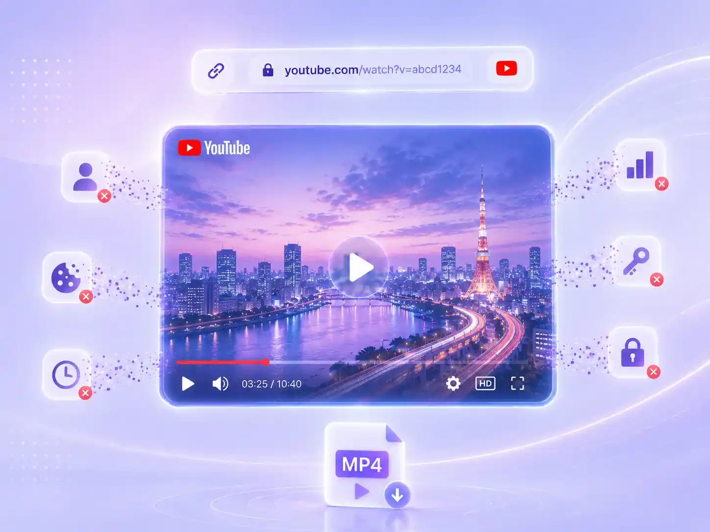 100%プライベートで安全なYouTube動画ダウンロード